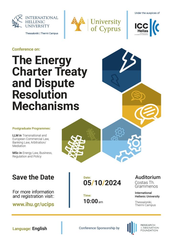 The Energy Charter Treaty And Dispute Resolution Mechanisms ...